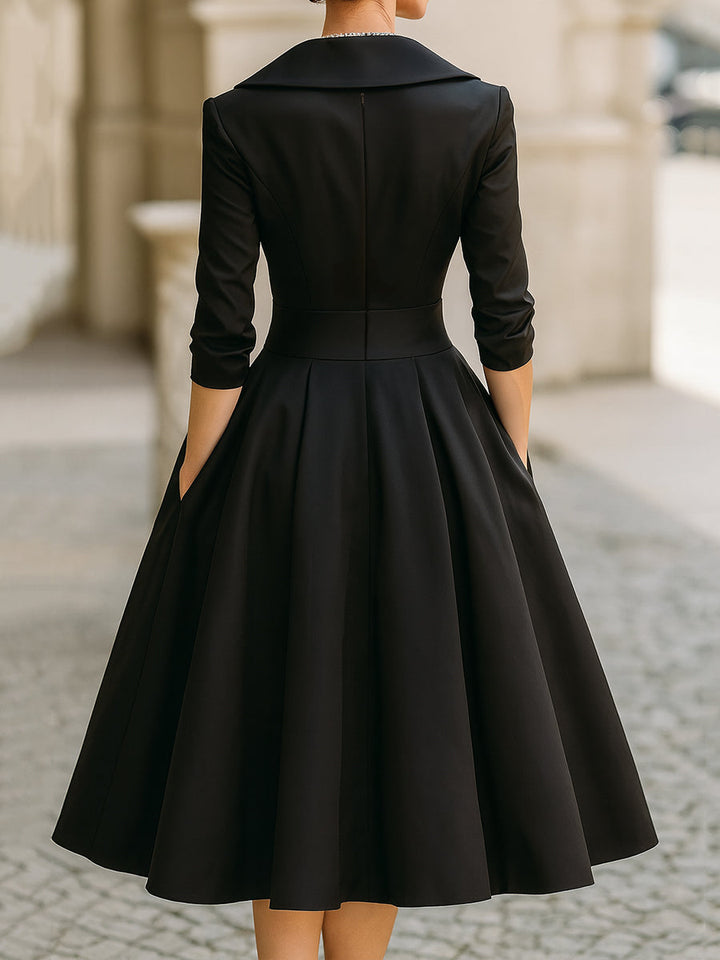 Clara – Elegantní Midi Šaty