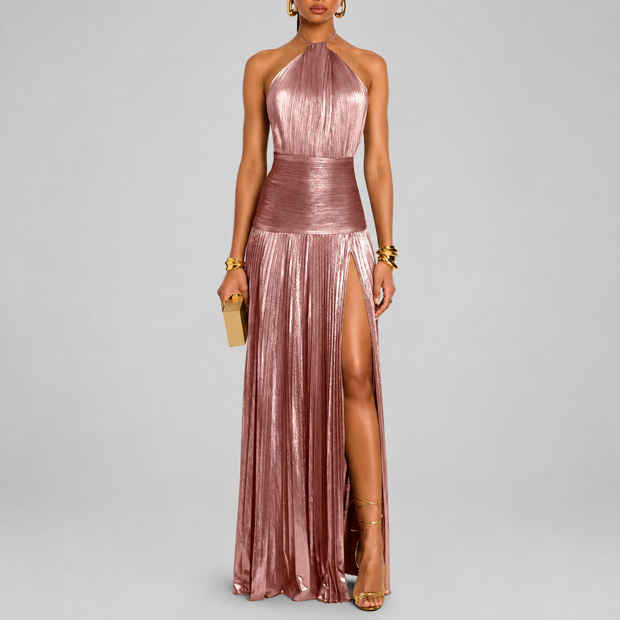 Aurora | Elegantní Plisované Maxi Šaty