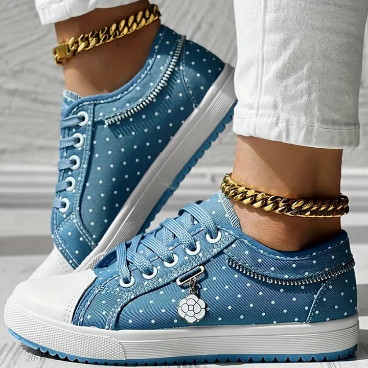 CARO | Elegantní dámské sneakers s květinovými detaily