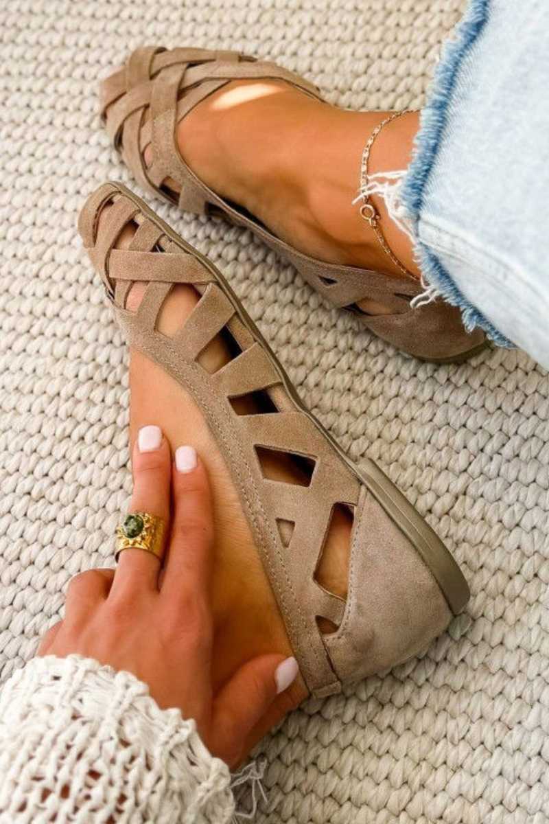 Caterina | Živé letní pletené sandály