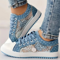 CARO | Elegantní dámský sneaker s květinovými detaily