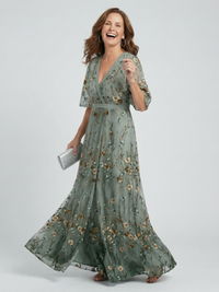 Selora | Halter Bloom Flow Maxi Šaty