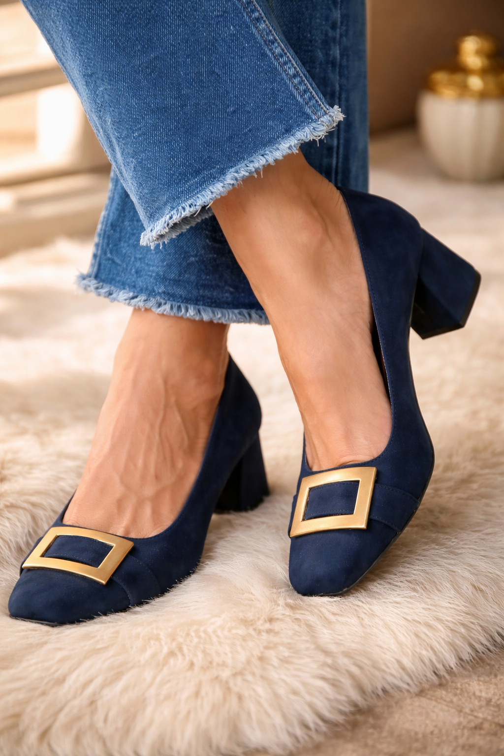 Ursula – Blokové podpatky s přezkou