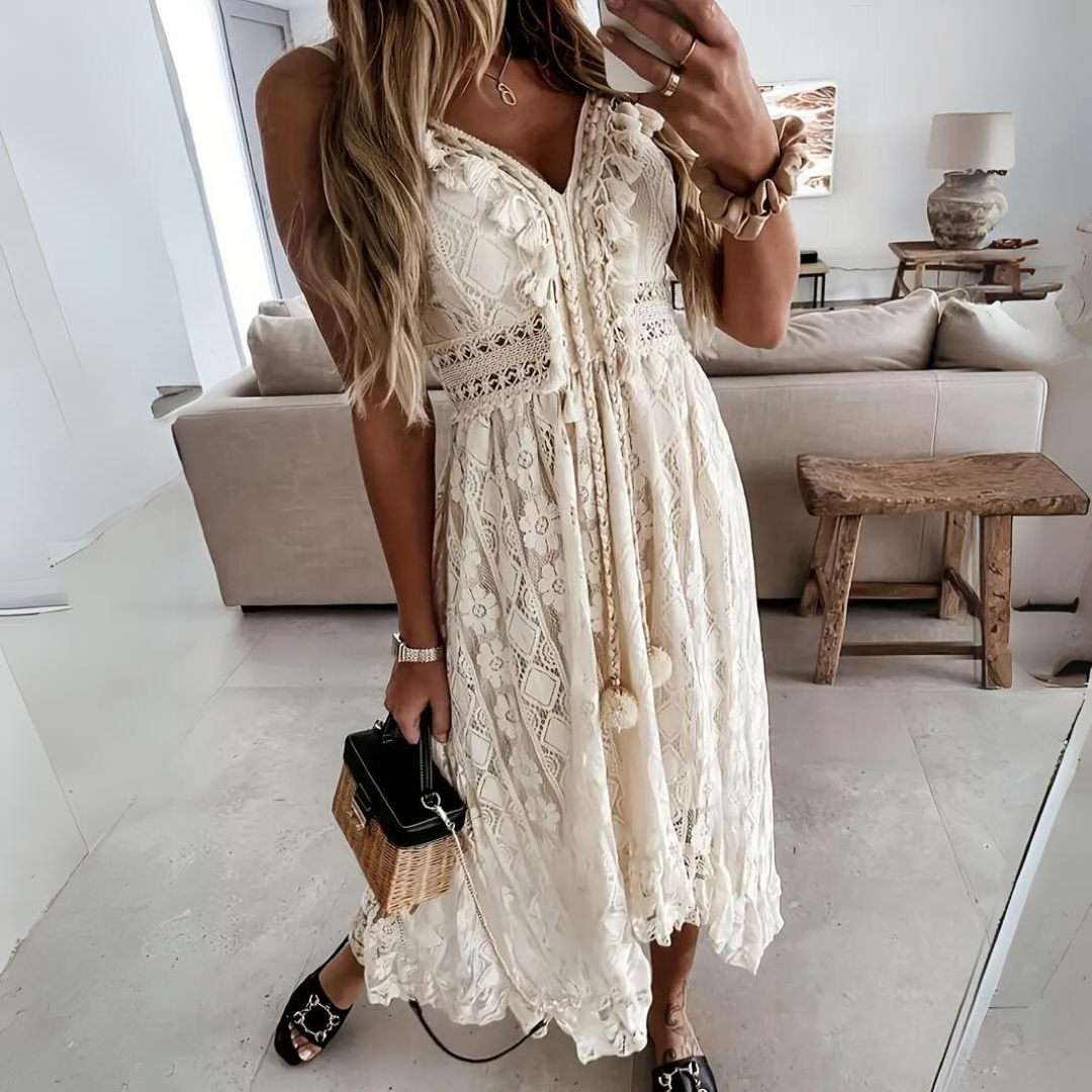 Raelene - Elegantní Boho Šaty