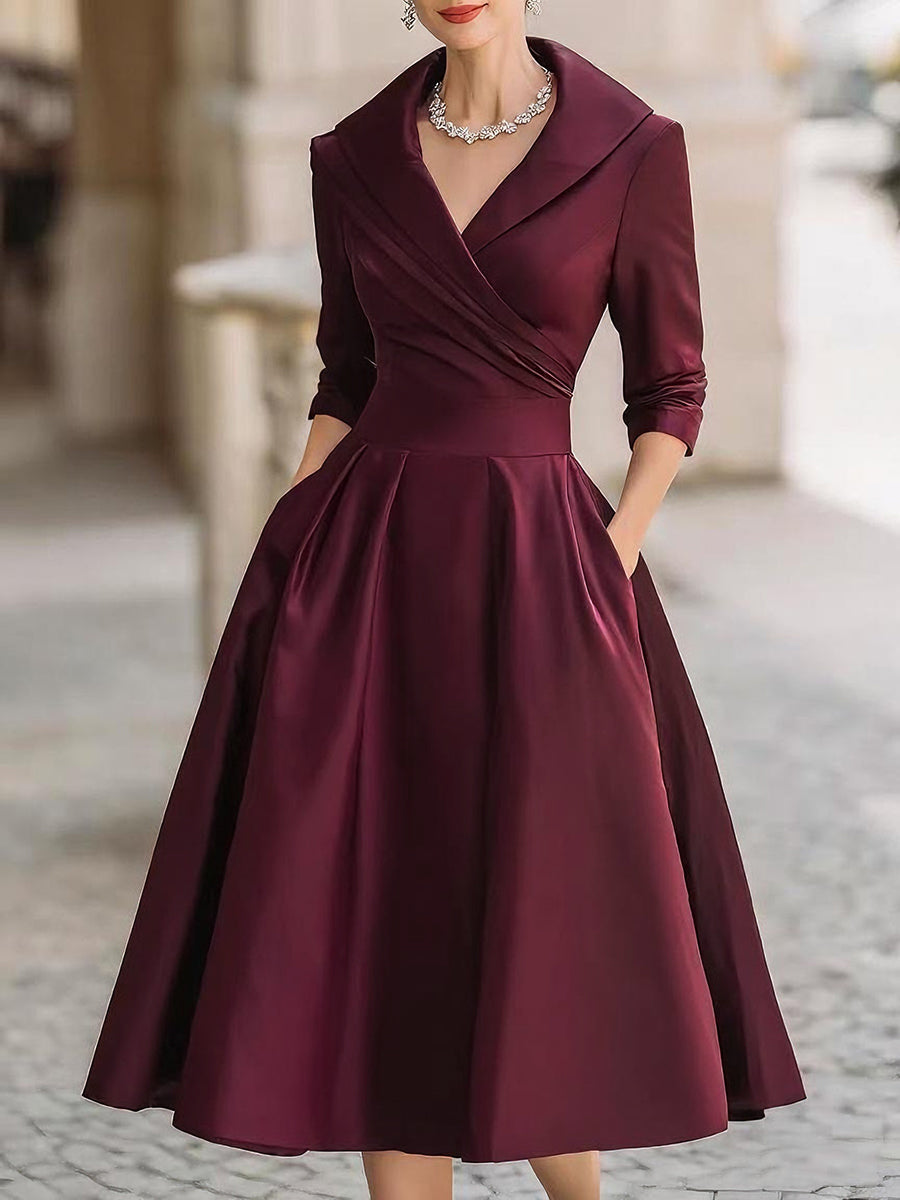 Clara – Elegantní Midi Šaty