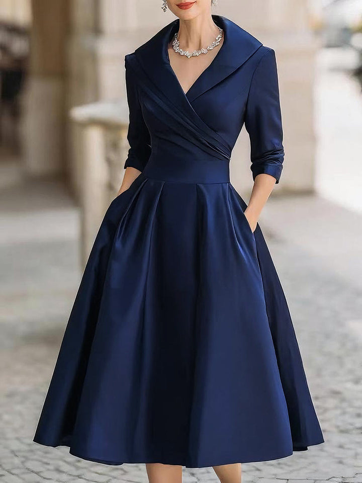 Clara – Elegantní Midi Šaty
