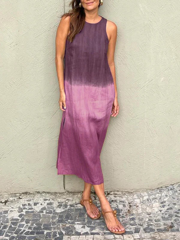 Heather - Lososový Gradient Šaty