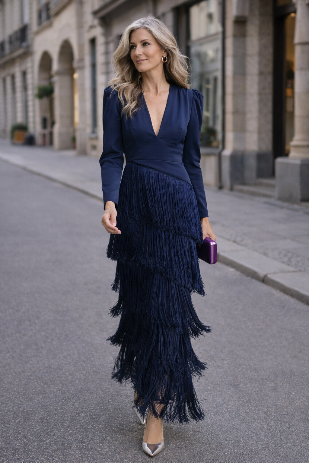 Ida – Elegantní Večerní Šaty s Vrstvením