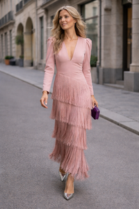 Ida – Elegantní Večerní Šaty s Šampaňským