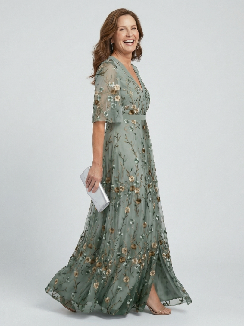 Selora | Halter Bloom Flow Maxi Šaty