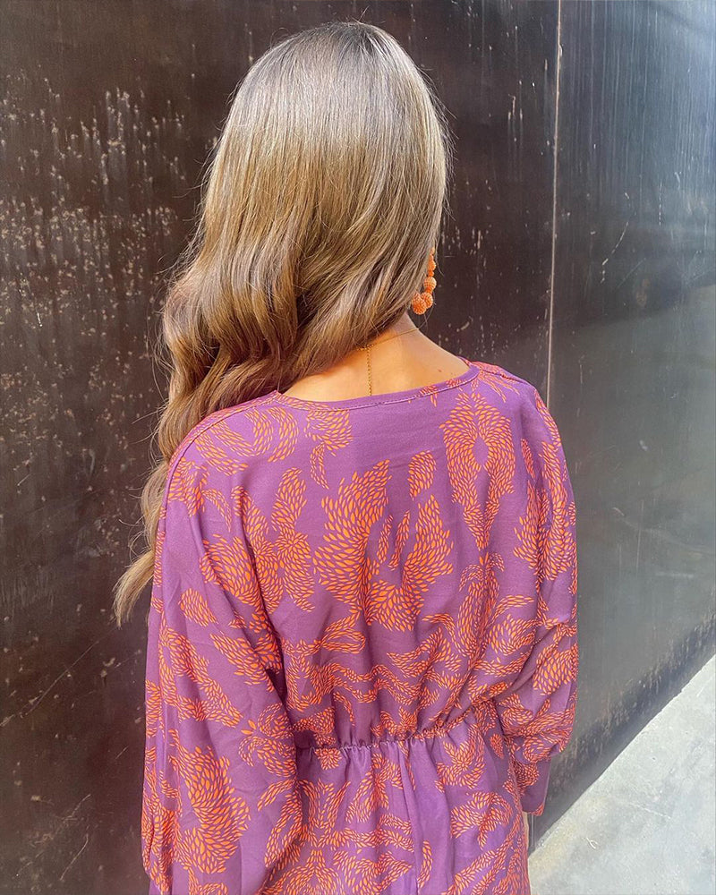 Greta | Květinová Elegance Midi Šaty