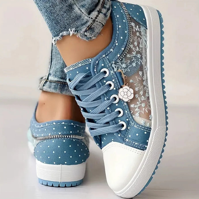 CARO | Elegantní dámský sneaker s květinovými detaily