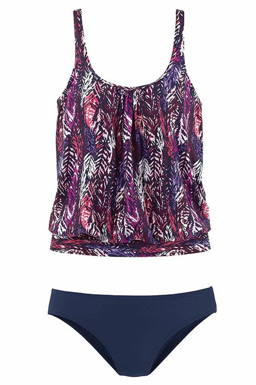 Penacho - Tankini set s peřím