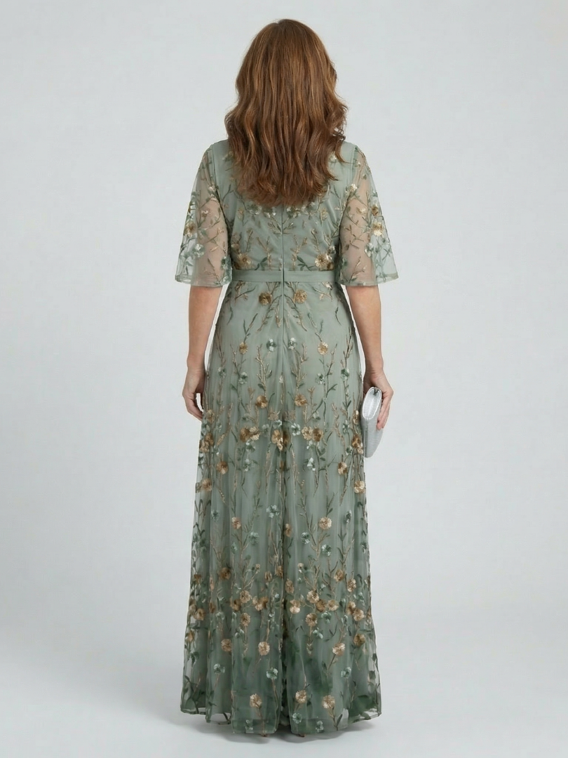 Selora | Halter Bloom Flow Maxi Šaty