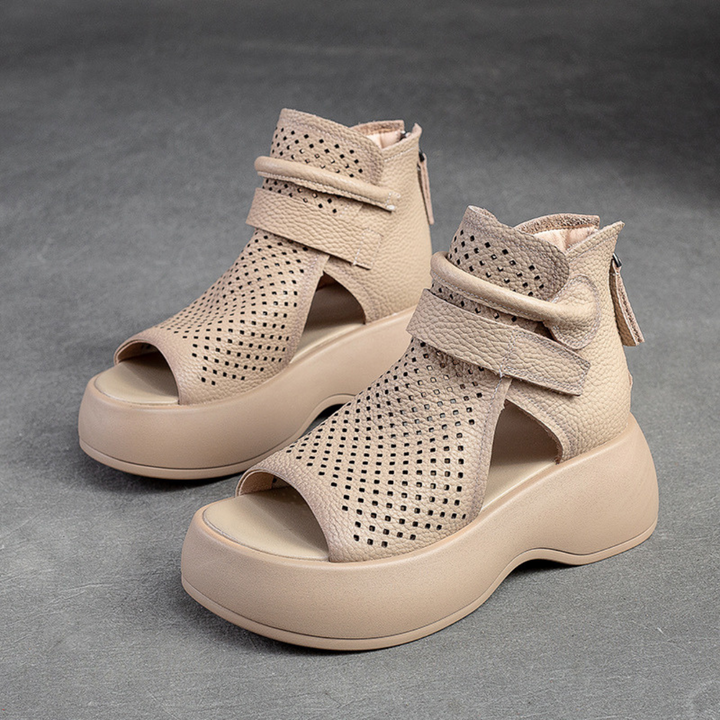 Federica | Nadčasové kožené ortopedické sandály
