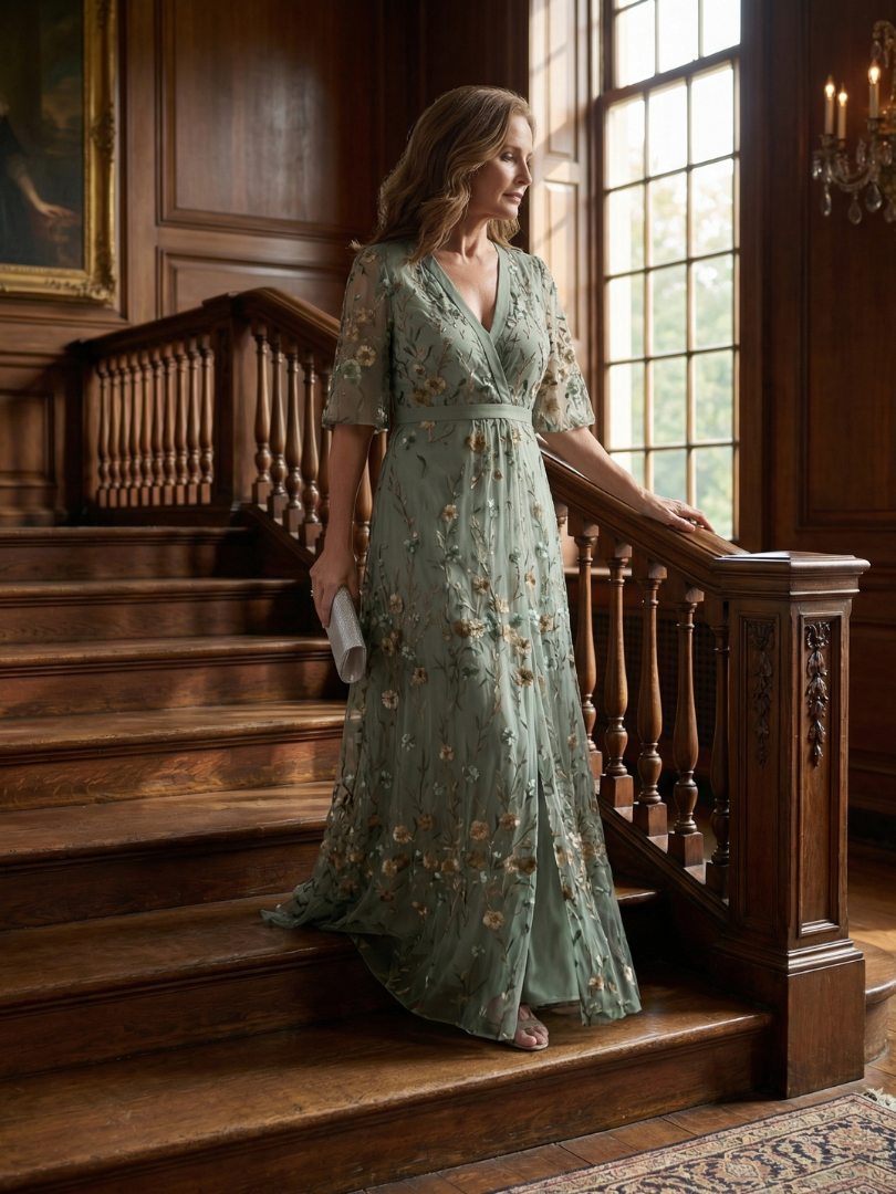 Selora | Halter Bloom Flow Maxi Šaty