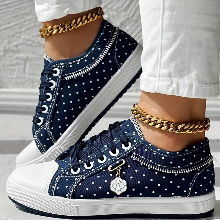 CARO | Elegantní dámské sneakers s květinovými detaily