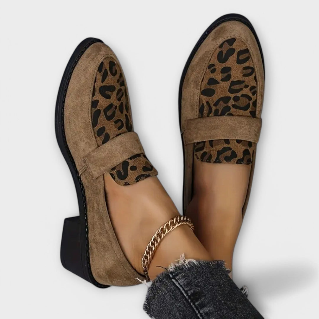 Karla - Elegantní dámské boty s leopardím vzorem