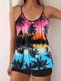 La Habana - Tankini set s tropickým vzorem a plavkami