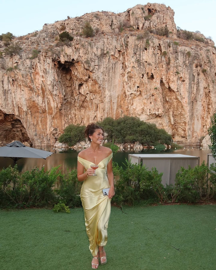 Bárbara - Maxi Šaty z Hedvábí