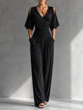 Alessia | Elegantní overal s vykrojenými rameny