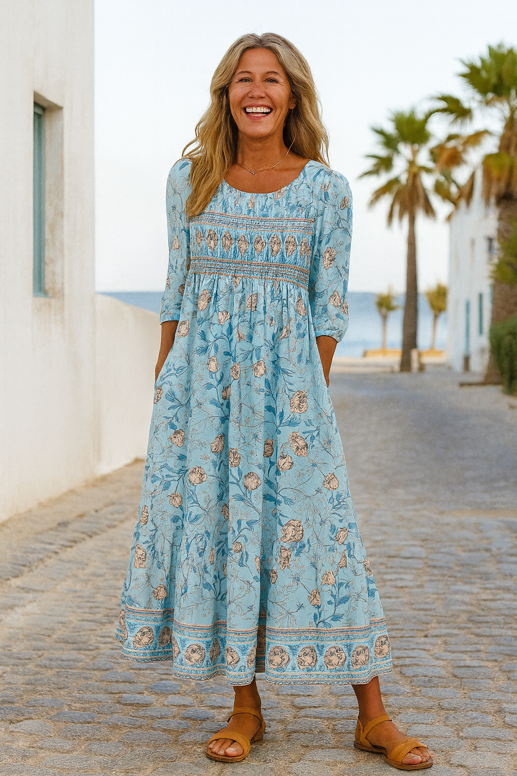 Meliora | Každodenní Elegance Midi Šaty – Tvarující Pohodlí, Nadčasová Sebevědomí (S-5XL)