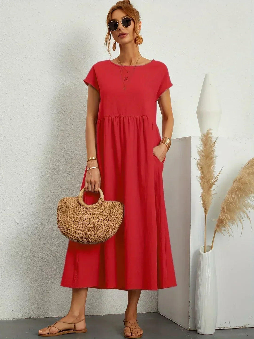 Lana | Midi šaty s elegantním střihem a nadčasovou elegancí