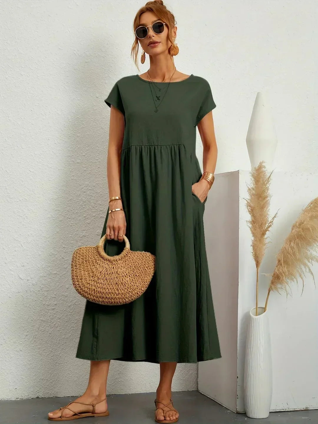 Lana | Midi šaty s elegantním střihem a nadčasovou elegancí