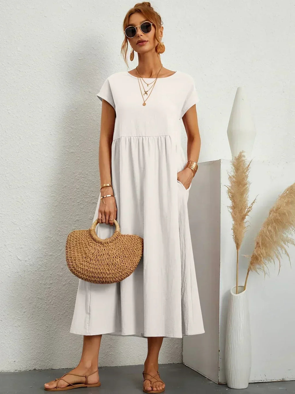 Lana | Midi šaty s elegantním střihem a nadčasovou elegancí