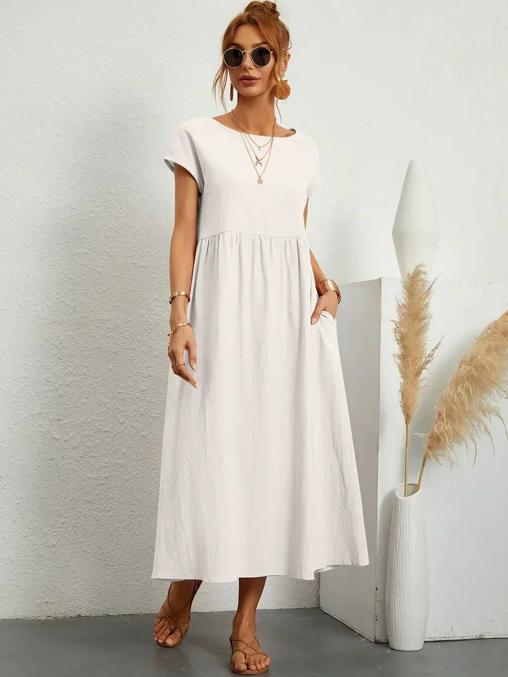 Lana | Midi šaty s elegantním střihem a nadčasovou elegancí