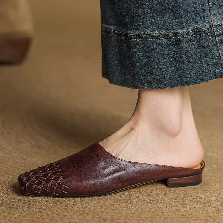 Velmirae | Woven Slip-On Slides pro pohodlné každodenní nošení