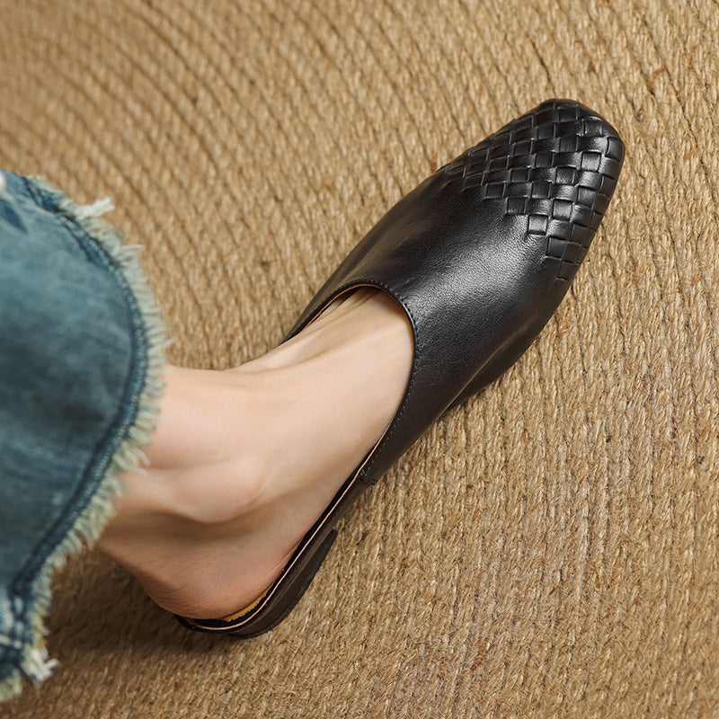 Velmirae | Woven Slip-On Slides pro pohodlné každodenní nošení