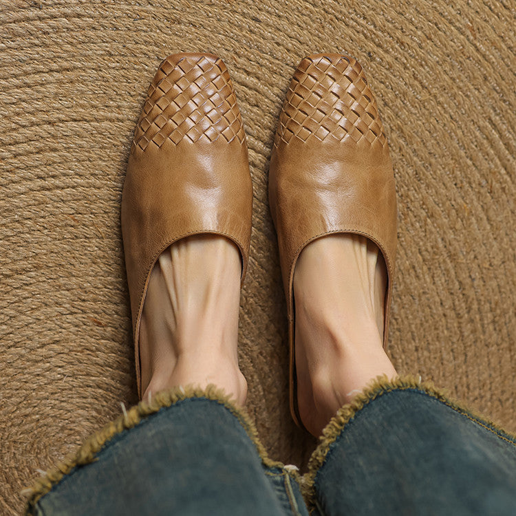Velmirae | Woven Slip-On Slides pro pohodlné každodenní nošení