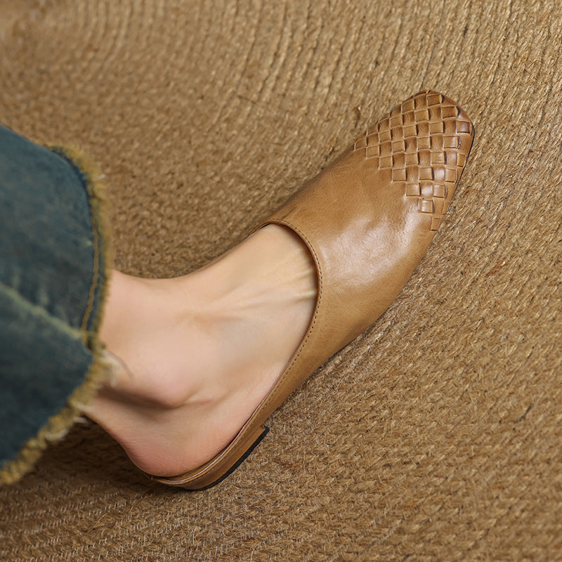 Velmirae | Woven Slip-On Slides pro pohodlné každodenní nošení