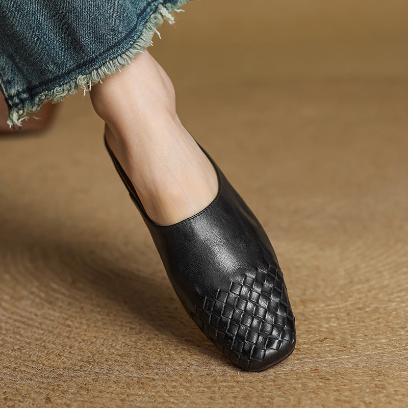 Velmirae | Woven Slip-On Slides pro pohodlné každodenní nošení