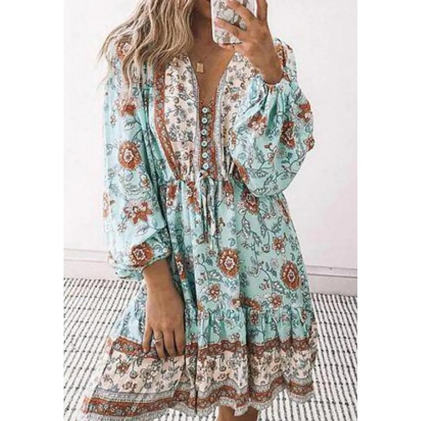 Briseis - Boho Tuniková Šaty