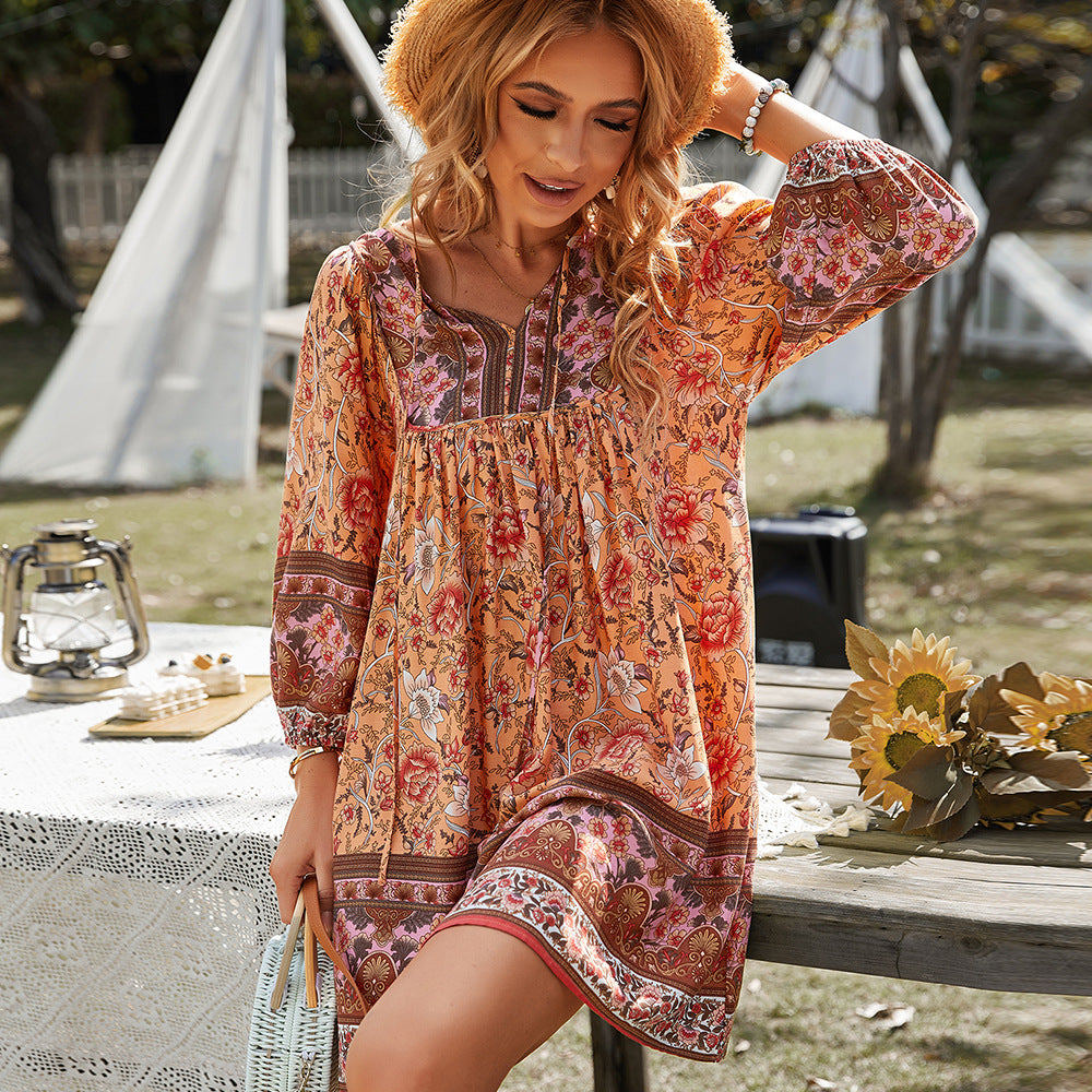 Briseis - Boho Tuniková Šaty