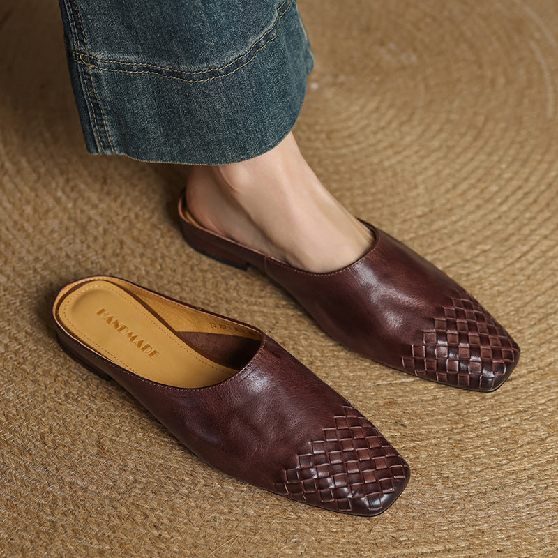 Velmirae | Woven Slip-On Slides pro pohodlné každodenní procházky