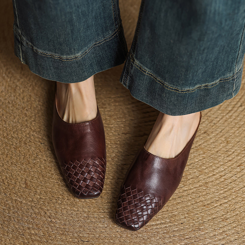 Velmirae | Woven Slip-On Slides pro pohodlné každodenní nošení