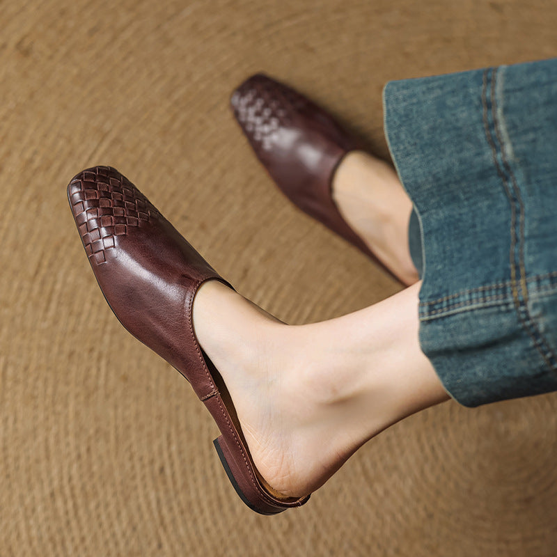 Velmirae | Woven Slip-On Slides pro pohodlné každodenní nošení