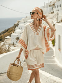 Velmora | Boho Plážový Dvoudílný Set