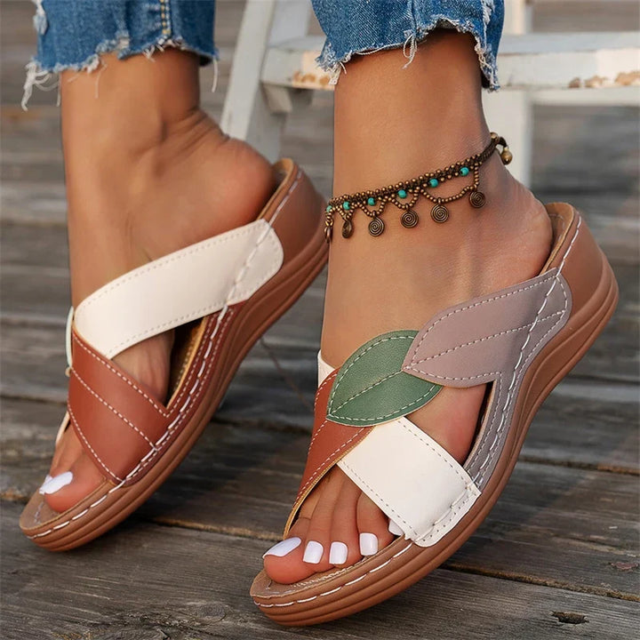 Sandy - Stylové a Měkké Slip-On Pantofle