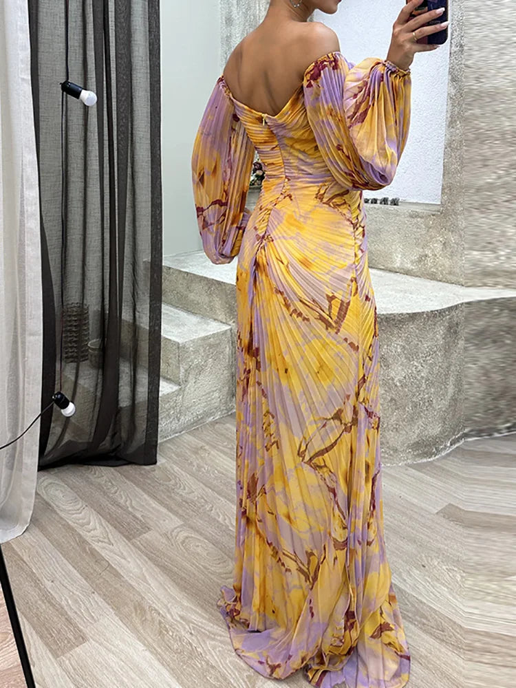 Maili Elegantní Maxi Šaty