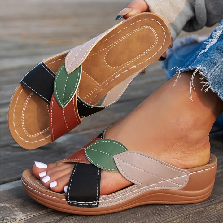 Sandy - Stylové a Měkké Slip-On Pantofle