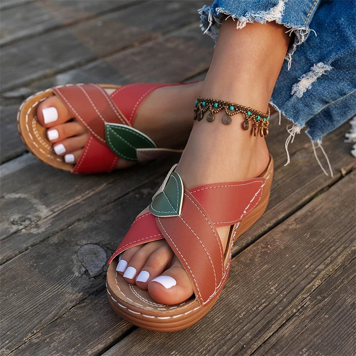 Sandy - Stylové a Měkké Slip-On Pantofle