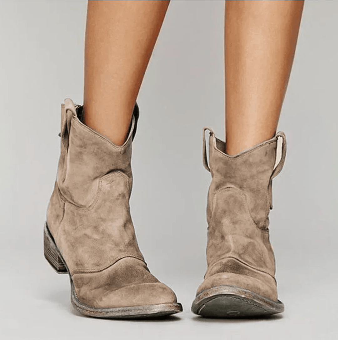 Charlotte | Ortopedické Suede Kotníkové Boty