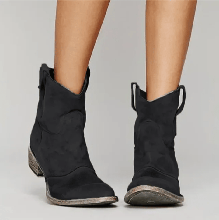 Charlotte | Ortopedické Suede Kotníkové Boty