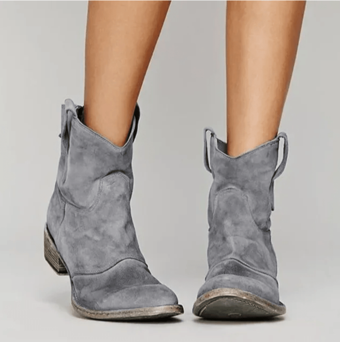 Charlotte | Ortopedické Suede Kotníkové Boty
