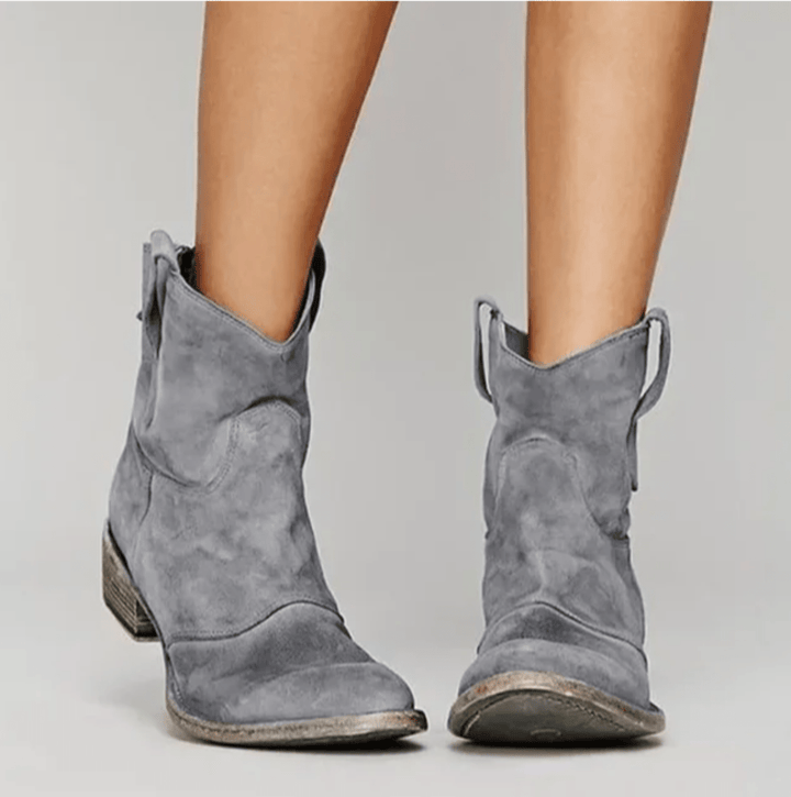 Charlotte | Ortopedické Suede Kotníkové Boty