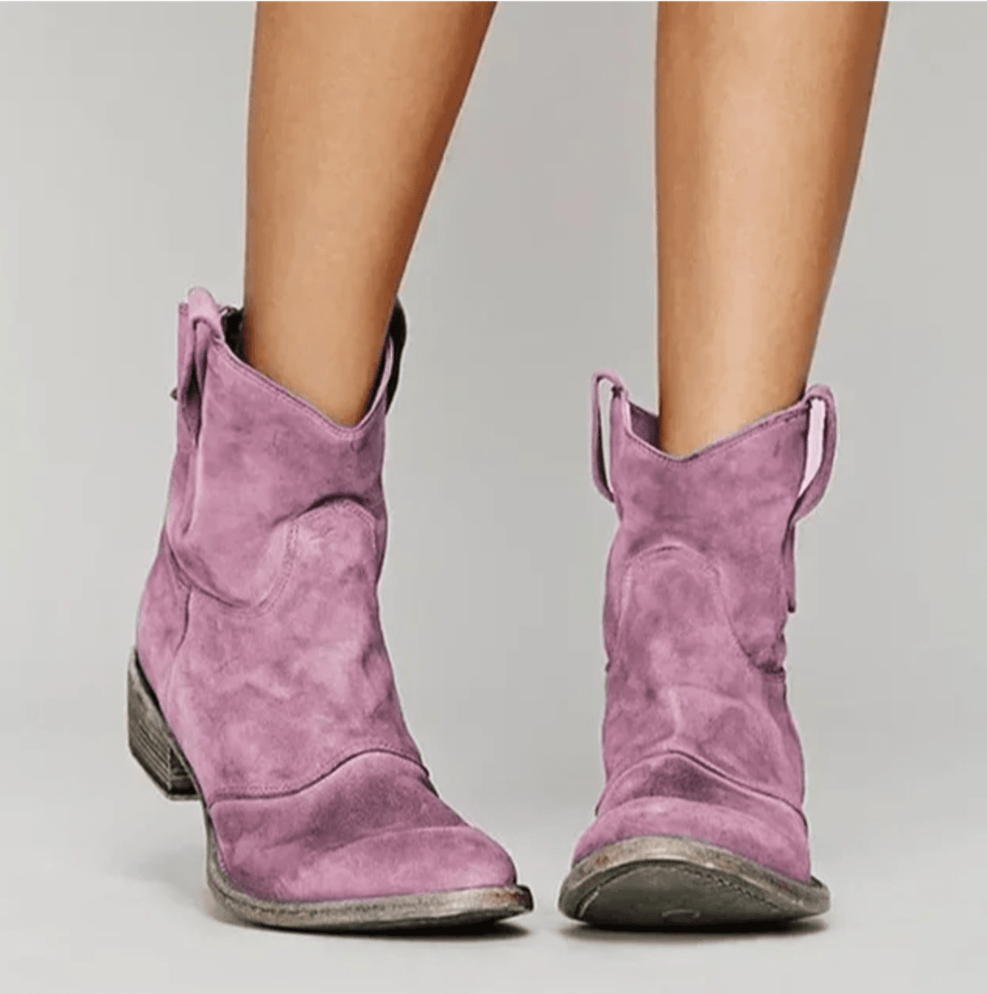 Charlotte | Ortopedické Suede Kotníkové Boty